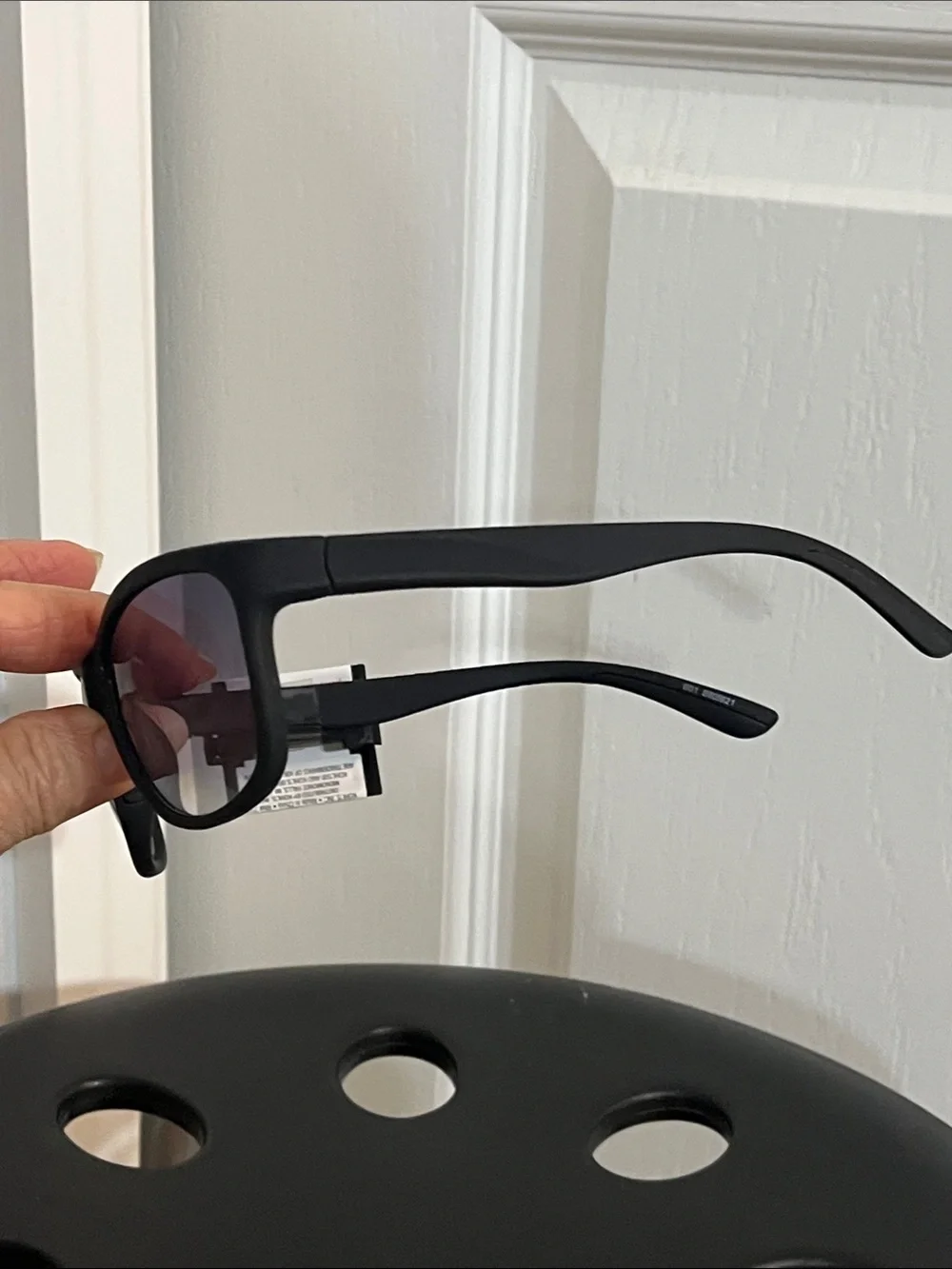 Tek Gear Matte Black Unisex Wayfarer Sunglasses |Gradient|100% UV Protection NWT